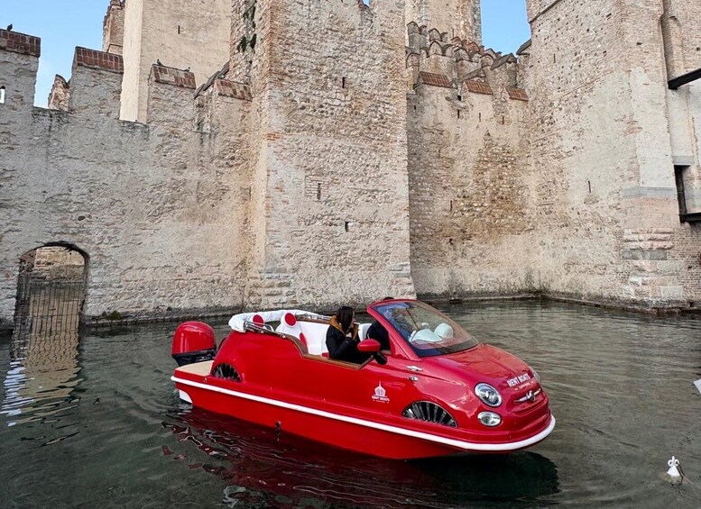 Picture 6 for Activity Sirmione: Fiat 500 Boat 40HP Rental, No Boating License Required 3