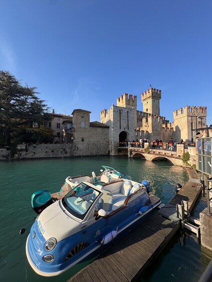 Picture 4 for Activity Sirmione: Fiat 500 Boat 40HP Rental, No Boating License Required 2