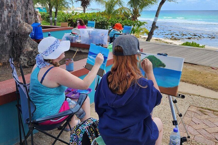 Painting Experience in Barbados with Local Artist 3