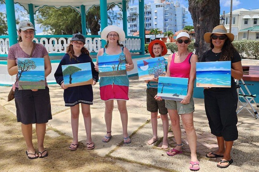 Painting Experience in Barbados with Local Artist 2
