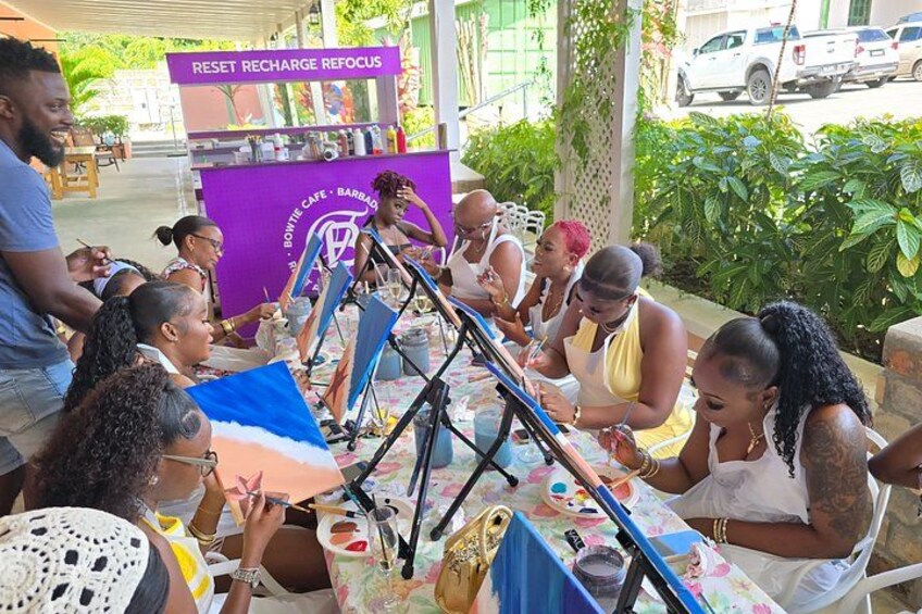 Painting Experience in Barbados with Local Artist 2
