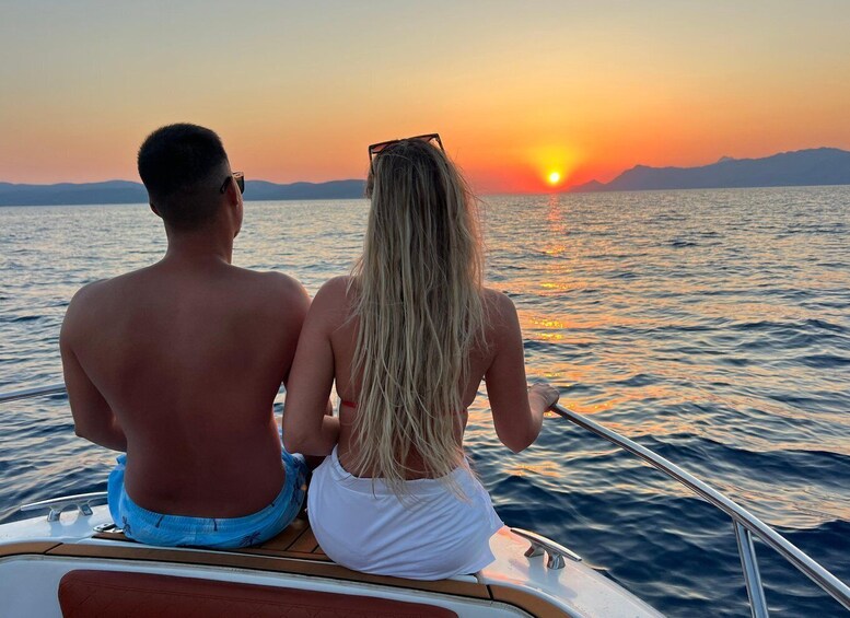 Makarska Sunset Boat Tour: Swim, Drone Pics, Quiz & Gifts! 1