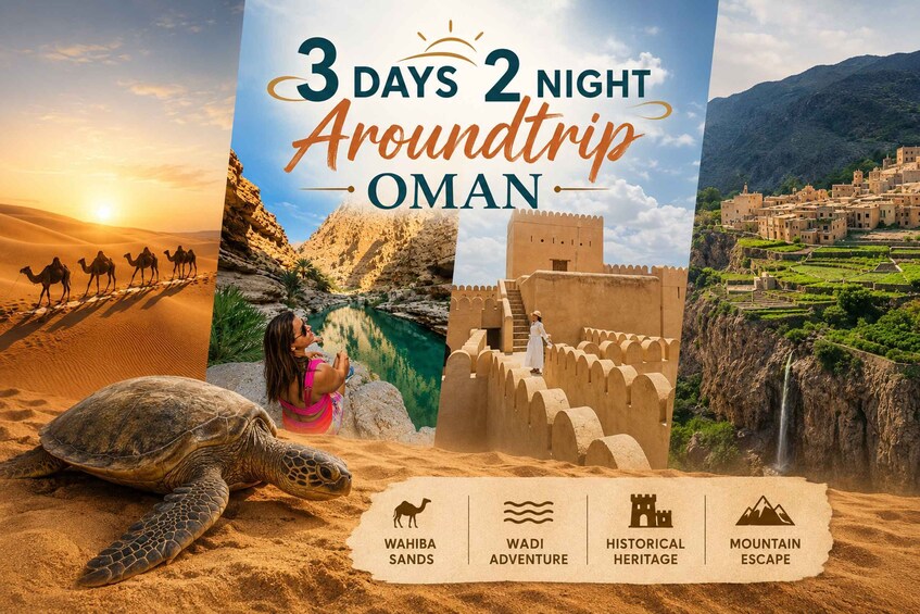 Picture 52 for Activity Muscat: 3-Day Oman Highlights Tour – Beach, Desert, Mountain 2