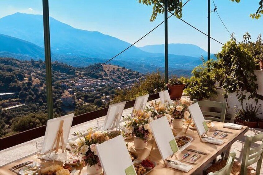 Rethymno: Olive Grove Picnic & Painting Experience with Wine 1