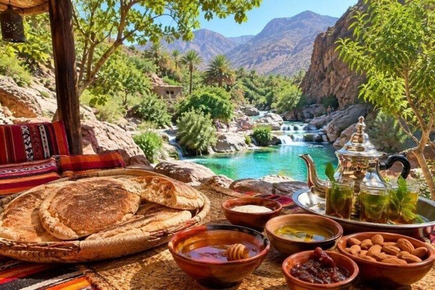 Taghazout to Paradise Valley & Botanical Garden & local Breakfast 5