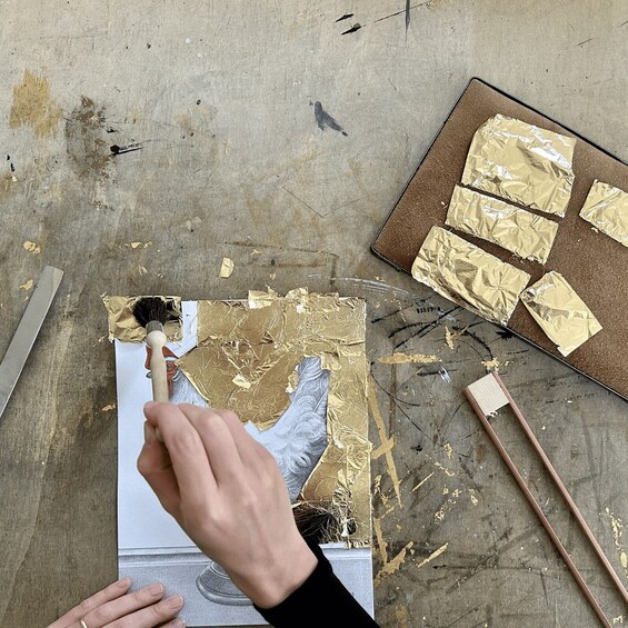 Picture 4 for Activity Venice: Basic Gold Leaf Gilding Course in an Authentic Artisan Atelier 2