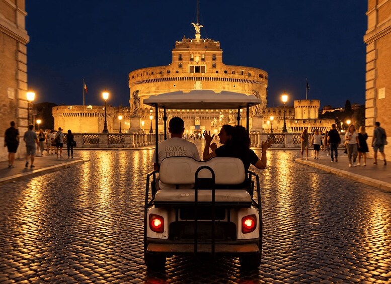 Picture 2 for Activity Rome by Night: Private Golf Cart Tour with Pick-Up & Drop-Off Included 3