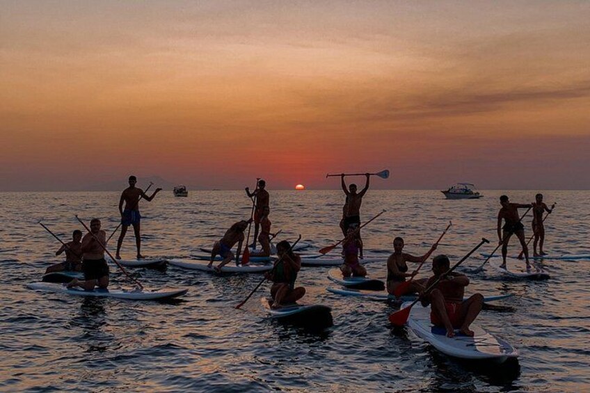 Sorrento sunset paddle boarding 2