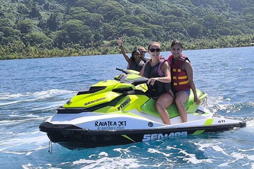 JETSKI Discovery RAIATEA/TAHA'A "RAIATEA JET BY MANTAHA'A TOURS" 2