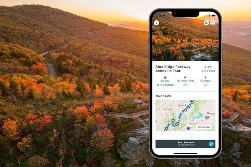 Blue Ridge Parkway Asheville Audio Driving Tour 1