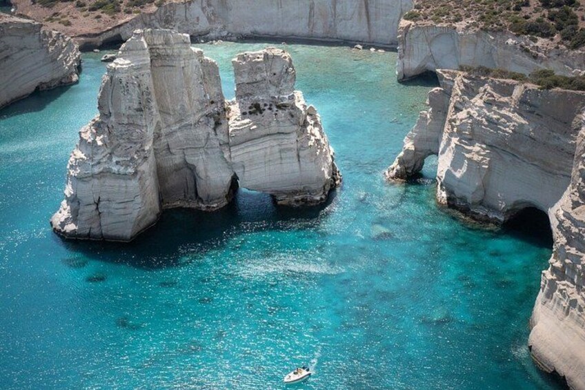 Milos Kleftiko Catamaran Cruise with Lunch Drinks and Snorkeling 3