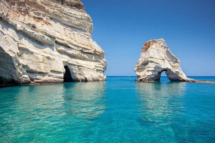 Milos Kleftiko Catamaran Cruise with Lunch Drinks and Snorkeling 5