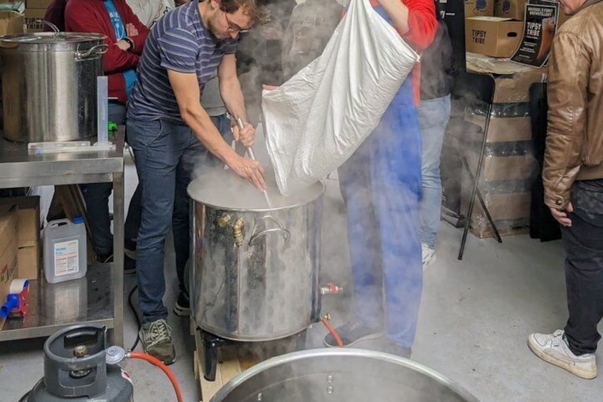 Brewing Workshop at Tipsy Tribe Brewery & Distillery 5
