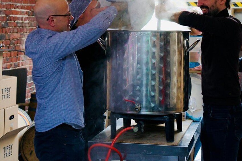 Brewing Workshop at Tipsy Tribe Brewery & Distillery 3