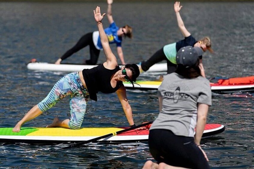 SUPilates Fitness Class in Boston 2