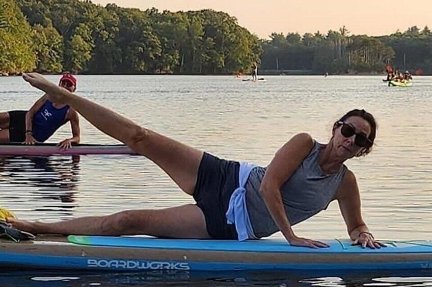 SUPilates Fitness Class in Boston 2