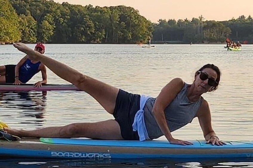 SUPilates Fitness Class in Boston 2