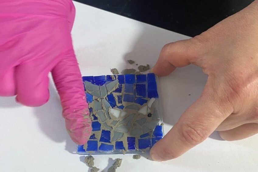 Thessaloniki Create Your Own Mosaic Souvenir Magnet in 60' 5