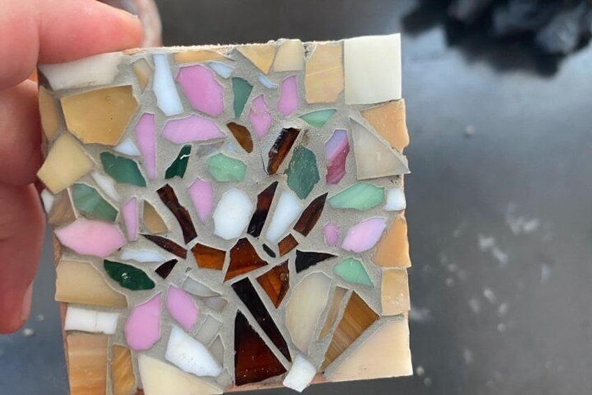 Thessaloniki Create Your Own Mosaic Souvenir Magnet in 60' 4