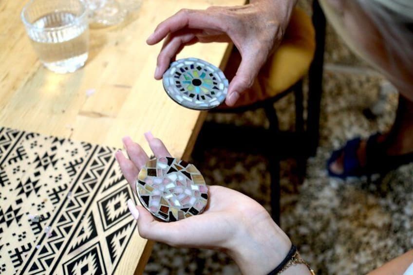 Thessaloniki Create Your Own Mosaic Souvenir Magnet in 60' 4
