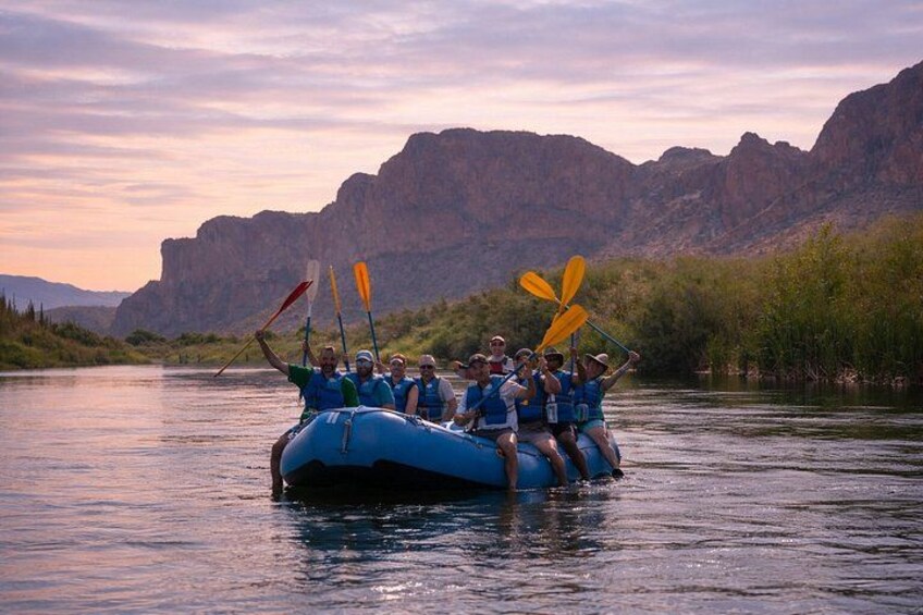 Guided Sunset Raft Tour on the Lower Salt River 5