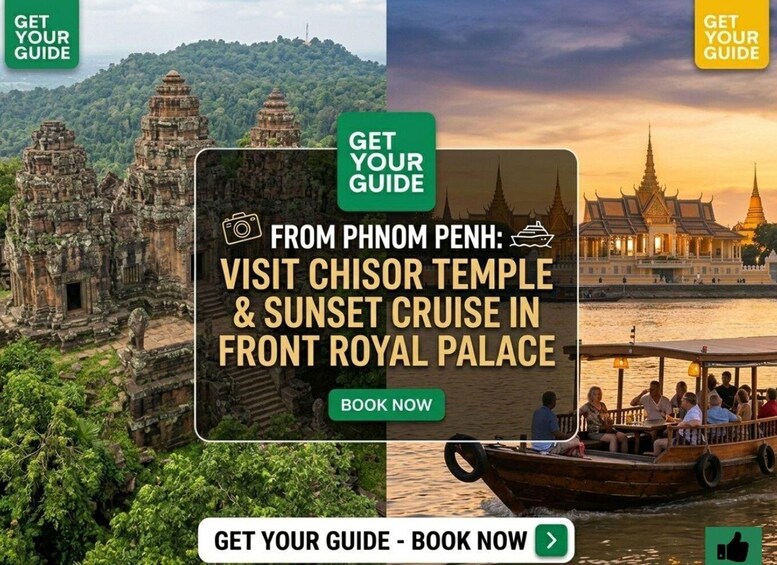 A temple and a sunset cruise in Vietnam. 1