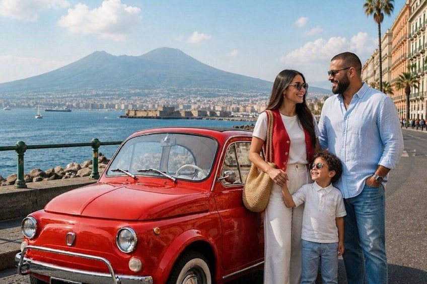 Panoramic Tour of Naples in a Fiat 500 and Photoshoot 5