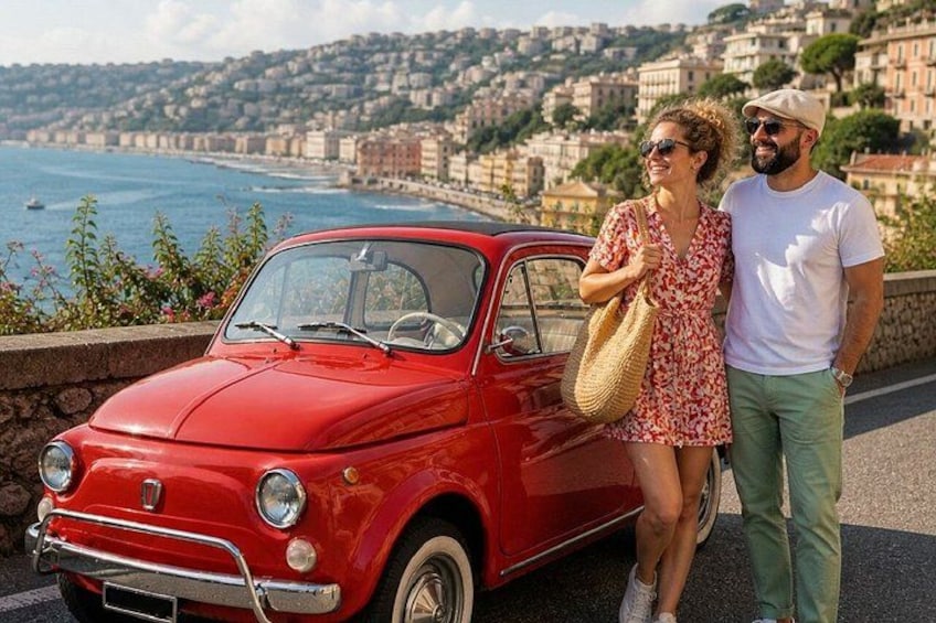 Panoramic Tour of Naples in a Fiat 500 and Photoshoot 4