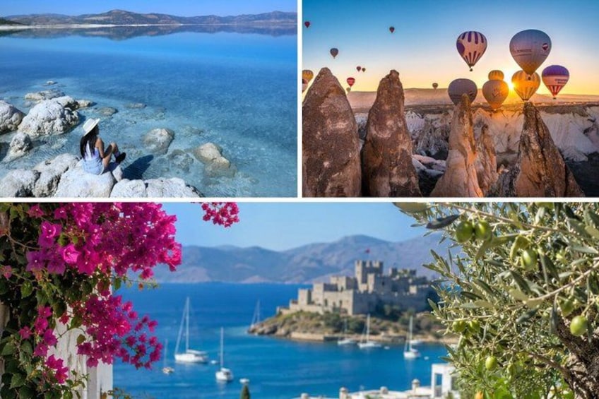 Tour to Salda Lake, Bodrum, Cappadocia, Pamukkale, Ephesus 1