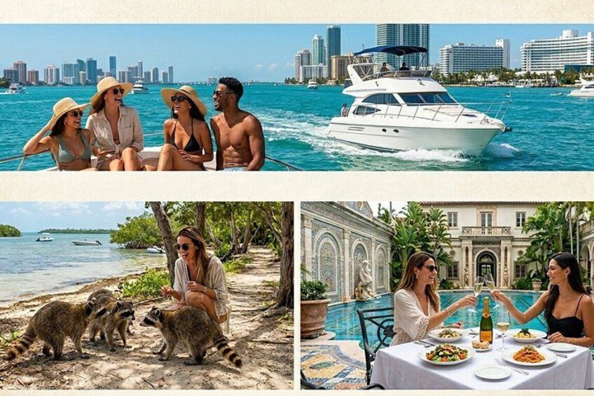 South Beach Private Tour, Versace Table and Private Cruise 1