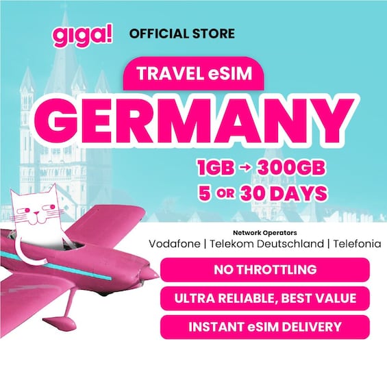 Germany: giga! Travel eSIM 1