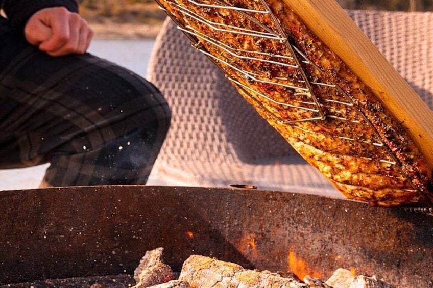 Malmoya Island Paddleboarding and Campfire Salmon 3