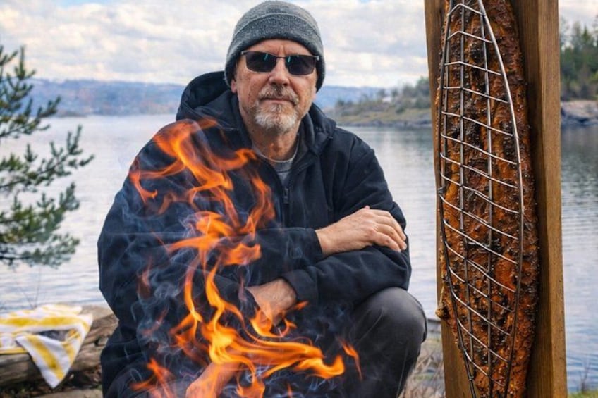 Malmoya Island Paddleboarding and Campfire Salmon 4