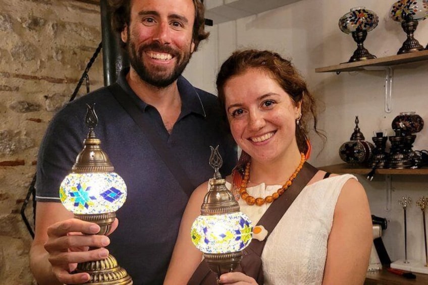 Istanbul Turkish Mosaic Lamp Workshop in Balat - All Included 4