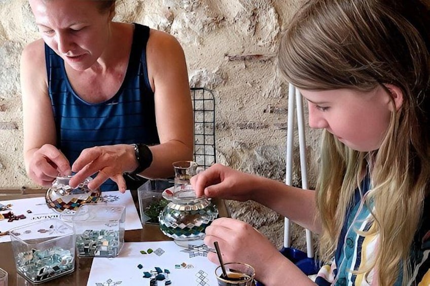 Istanbul Turkish Mosaic Lamp Workshop in Balat - All Included 2