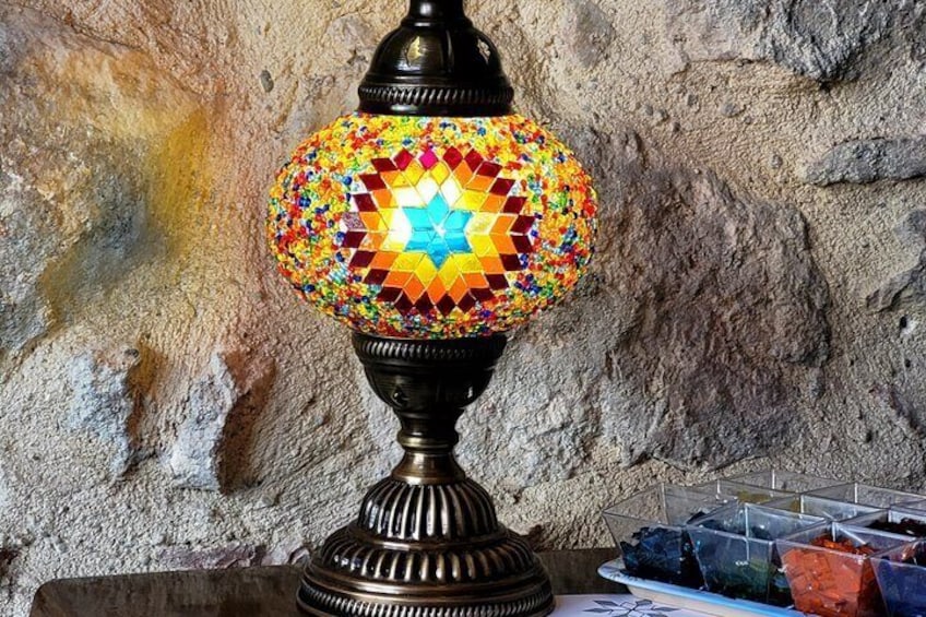 Istanbul Turkish Mosaic Lamp Workshop in Balat - All Included 3
