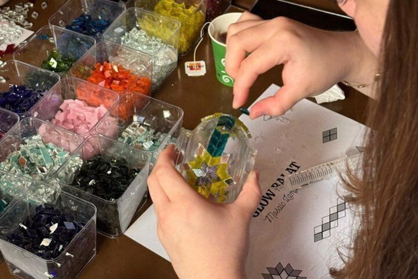 Istanbul Turkish Mosaic Lamp Workshop in Balat - All Included 2