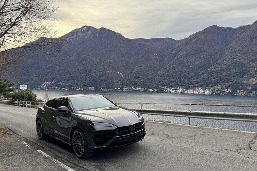 Lake Como Private Lamborghini Urus Tour with typical meal 2
