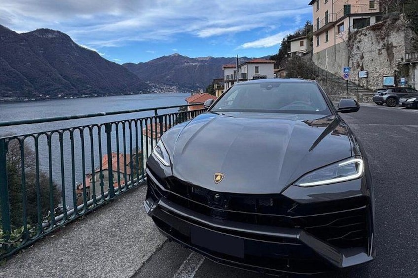 Lake Como Private Lamborghini Urus Tour with typical meal 5