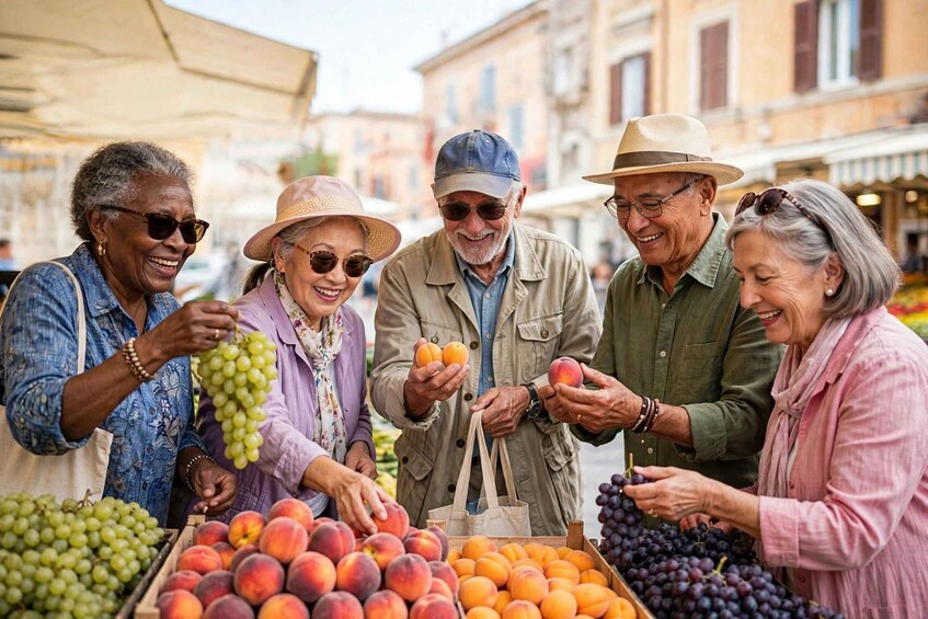 Picture 1 for Activity Civitavecchia Shore Excursion:Local Market with Wine &Cheese 4