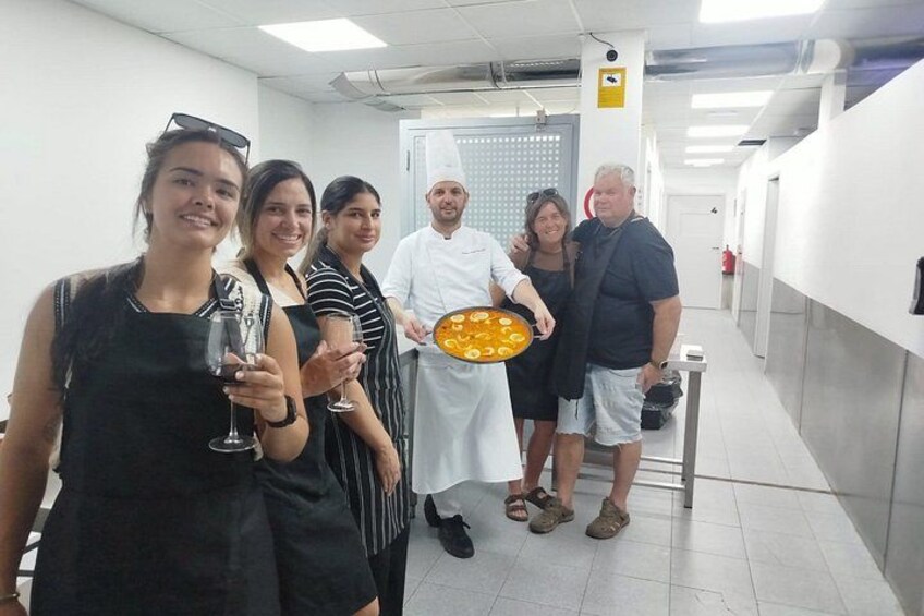 Madrid Paella and Churros Cooking Class Ham and Wines Tasting 4