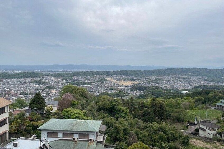 Nara Ikoma Hozanji Temple Small Group Walk and Cable Car Sky View 2
