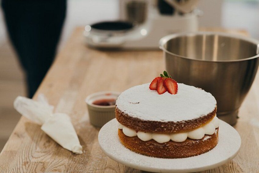East London British Baking Masterclass Royal Victoria Sponge 2