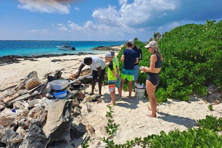 Private Half-Day Boat Tour to Rose Island from Nassau for snorkeling or fishing 