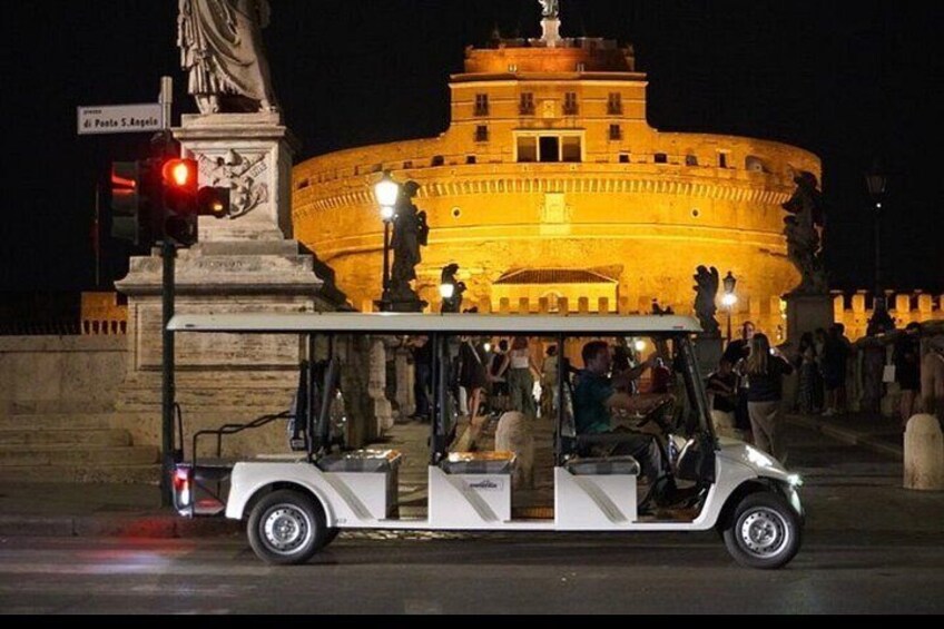 Rome by Night on Golf Cart - ViP Private Tour with Hotel Pick Up 1