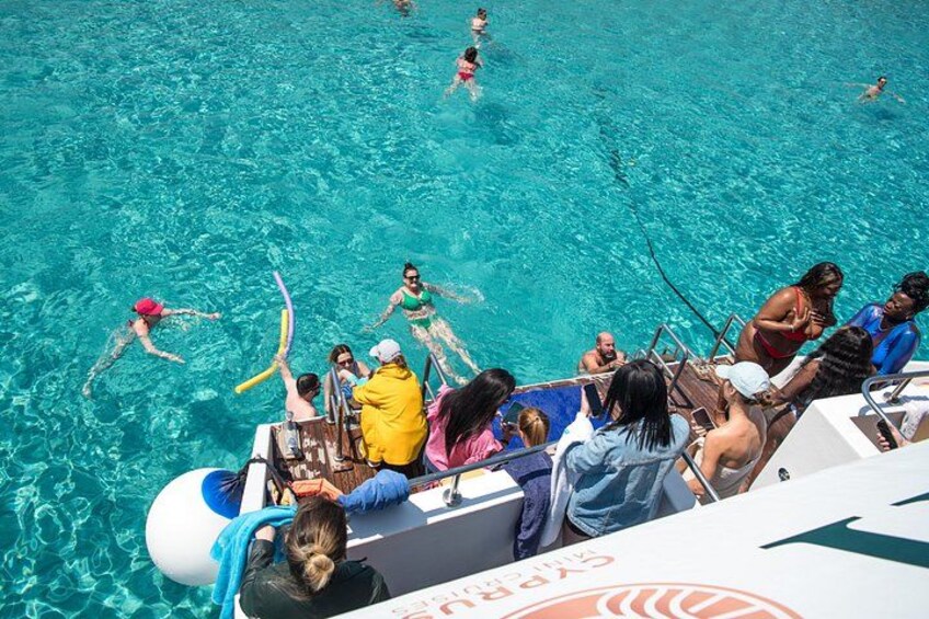 Paphos: Half Day Tour Blue Lagoon with Water Slide and Snorkeling 1