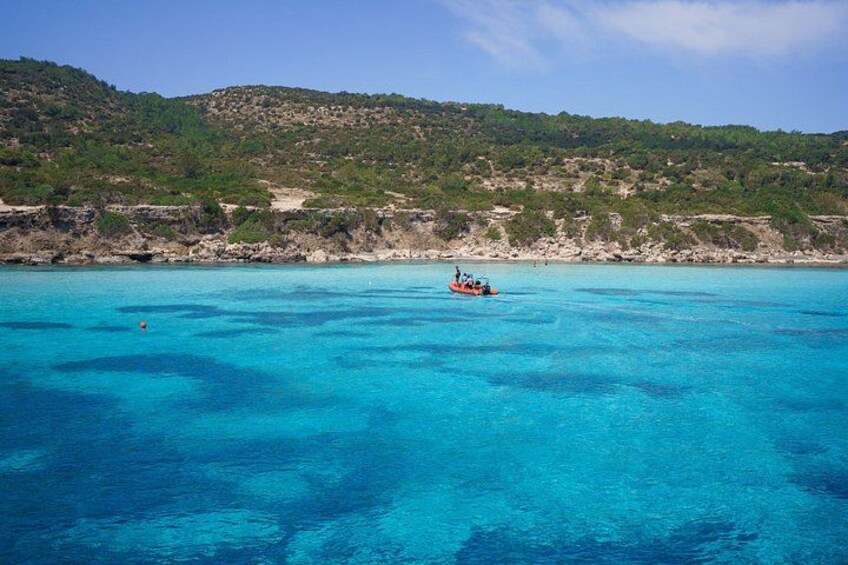 Paphos: Half Day Tour Blue Lagoon with Water Slide and Snorkeling 2