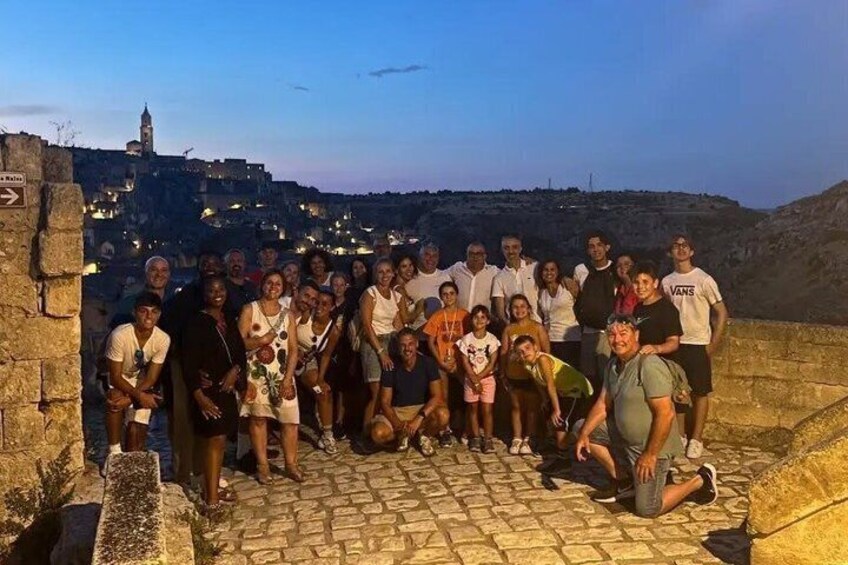 Matera by Night. Entrance fees included Cave House and Rock Church. 2