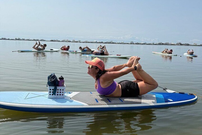 Paddle Board Yoga Experience in Pensacola Beach 4
