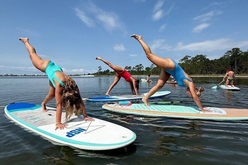 Paddle Board Yoga Experience in Pensacola Beach 2